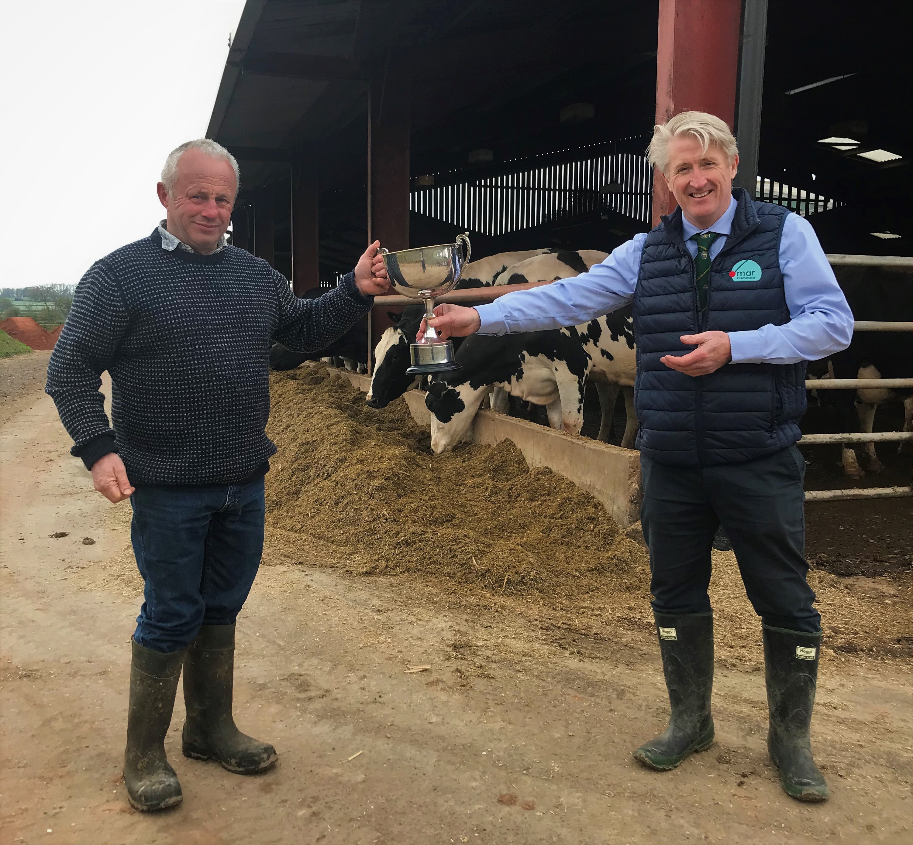 This year's winner of Milkminder manager of the year