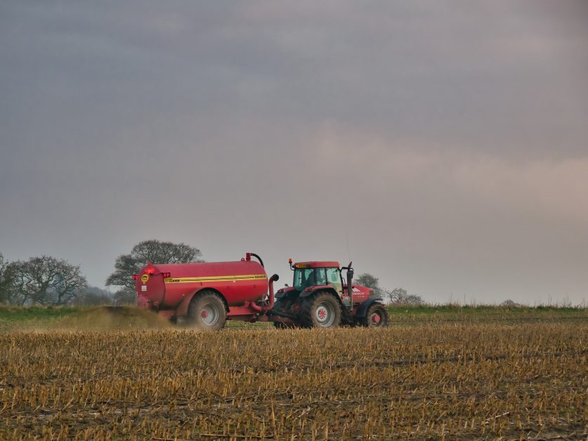 Fertilizer spraying – NVZ regulations.