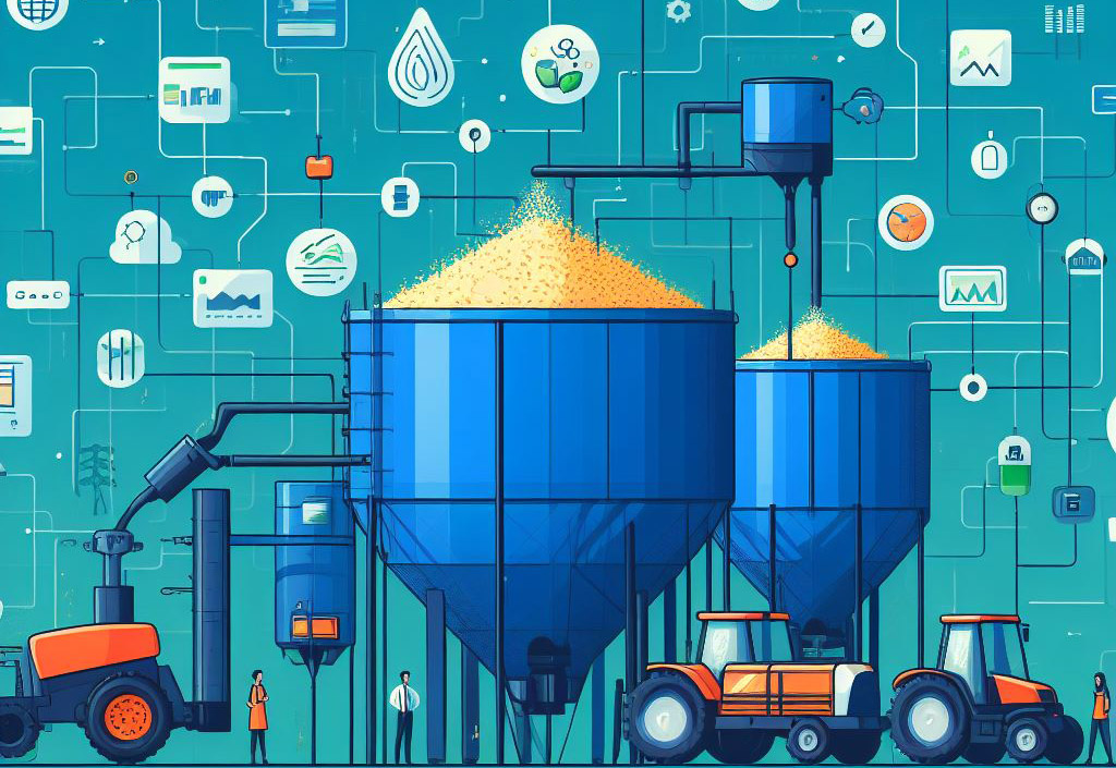 AI-generated visualisation of big data in agri-business