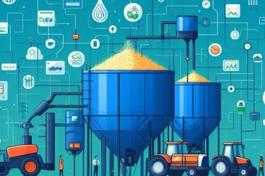 AI-generated visualisation of big data in agri-business